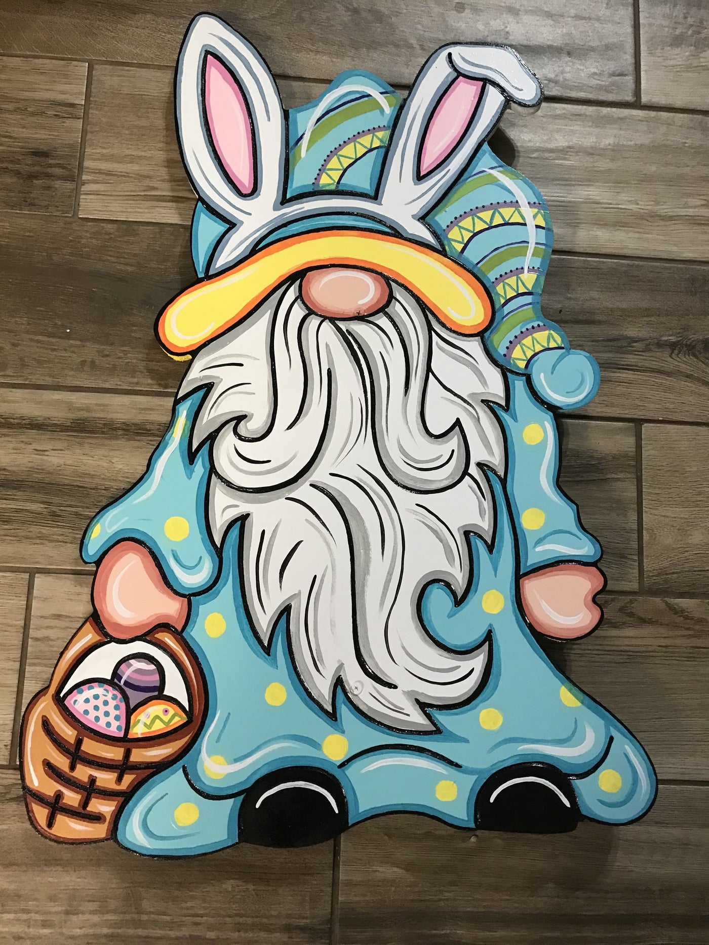 Easter Gnome with a Basket Blank DIY