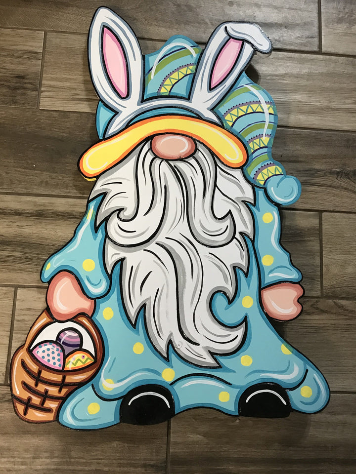 Gnome with Easter Basket Paper Pattern