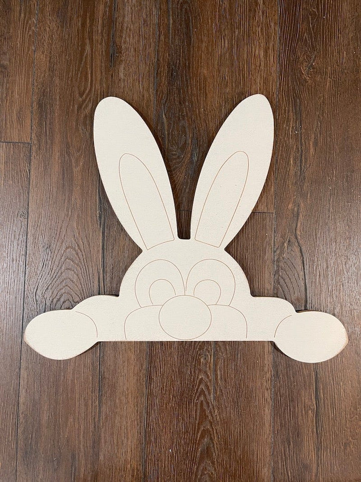 Bunny Coming Out Of Ground Sign BLANK DIY Painted by You!