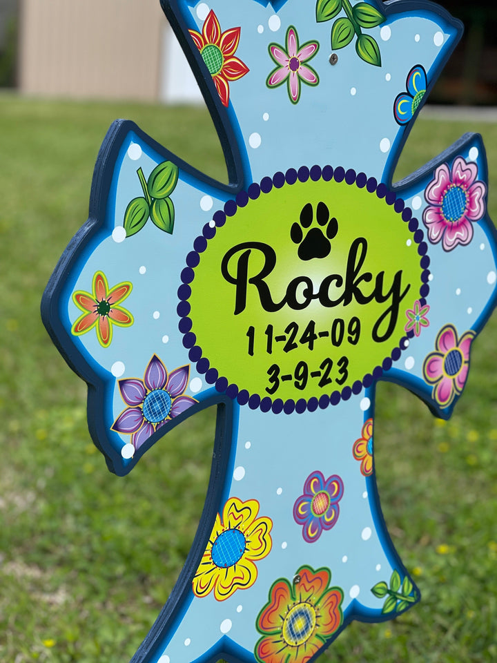 Pet Memorial Cross