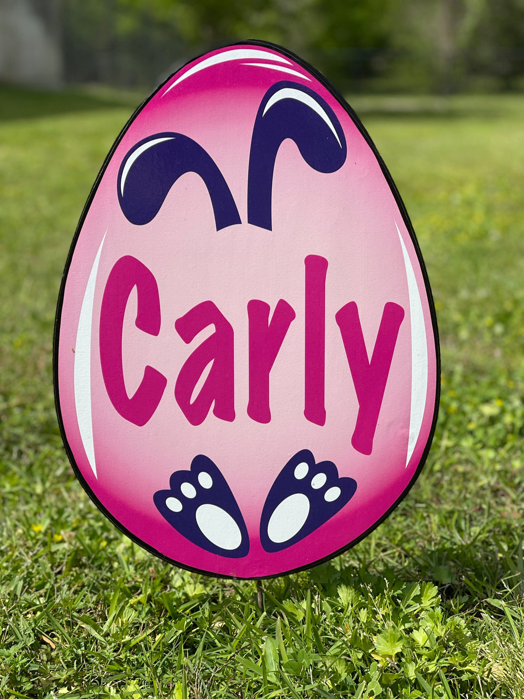 Personalized Easter Egg Yard Sign