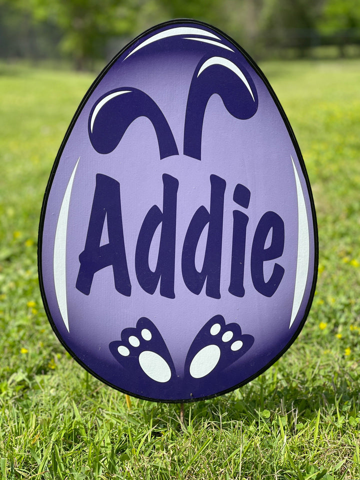 Personalized Easter Egg Yard Sign
