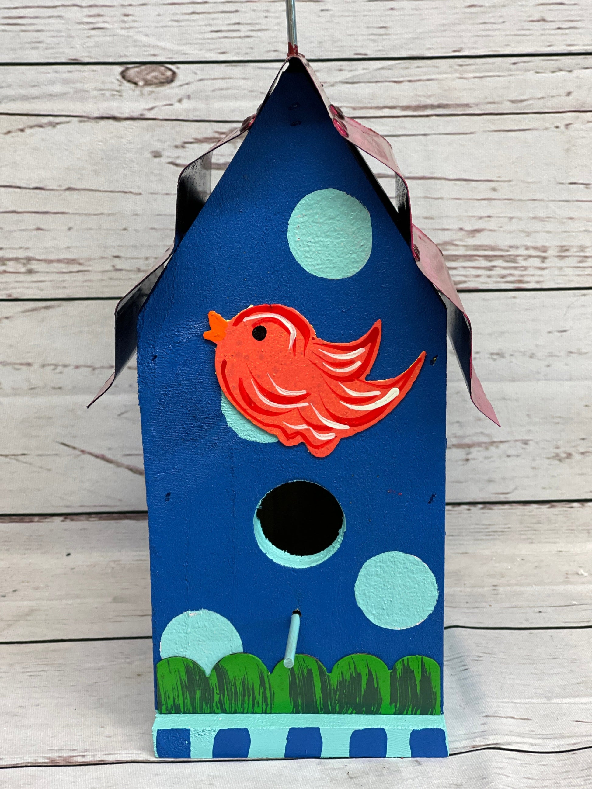 3D Blue Bird House