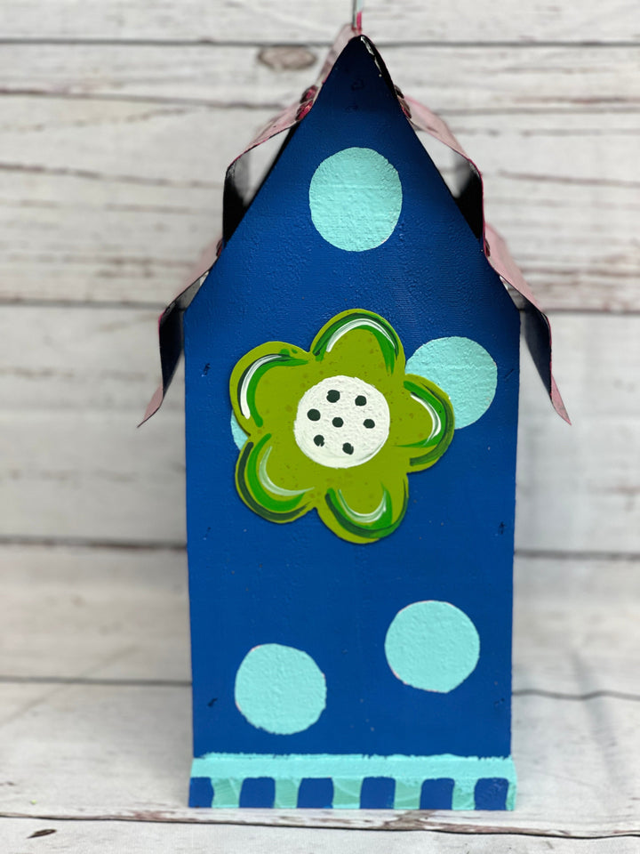 3D Blue Bird House