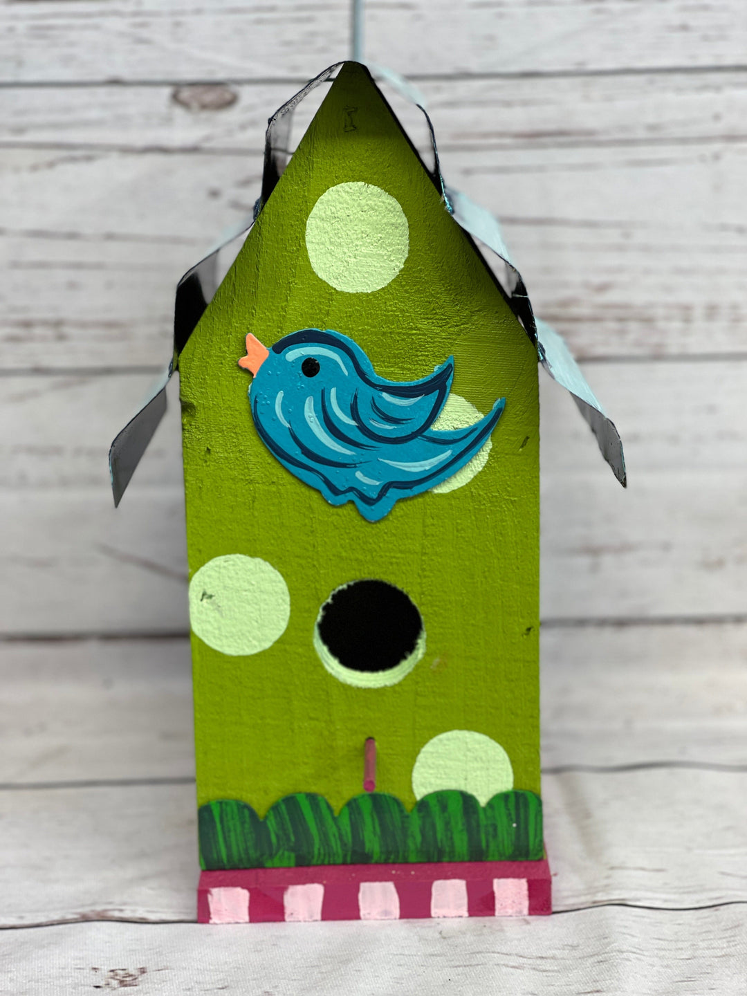 3D Green Bird house