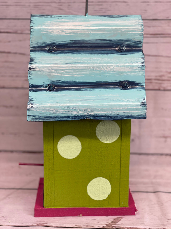 3D Green Bird house