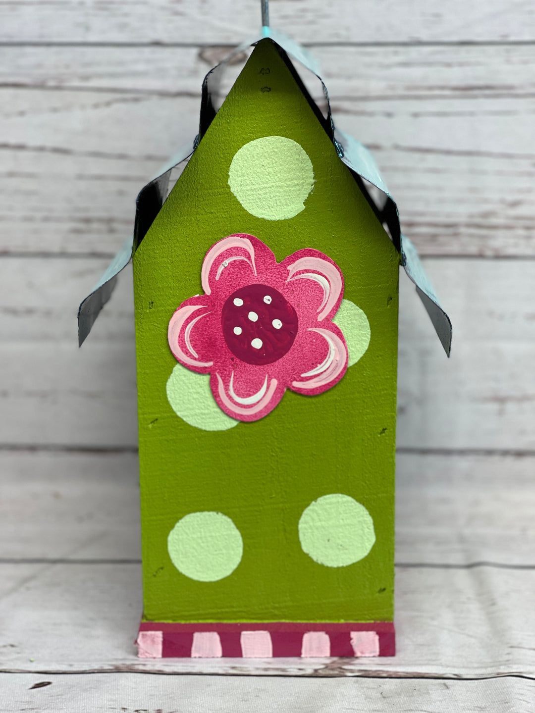 3D Green Bird house