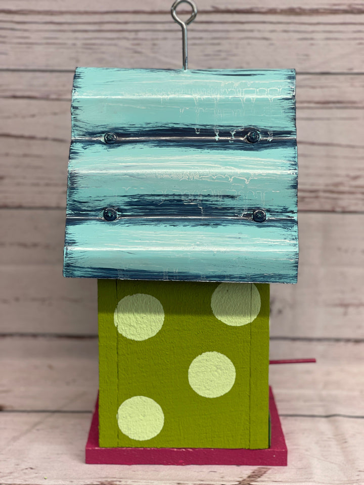 3D Green Bird house