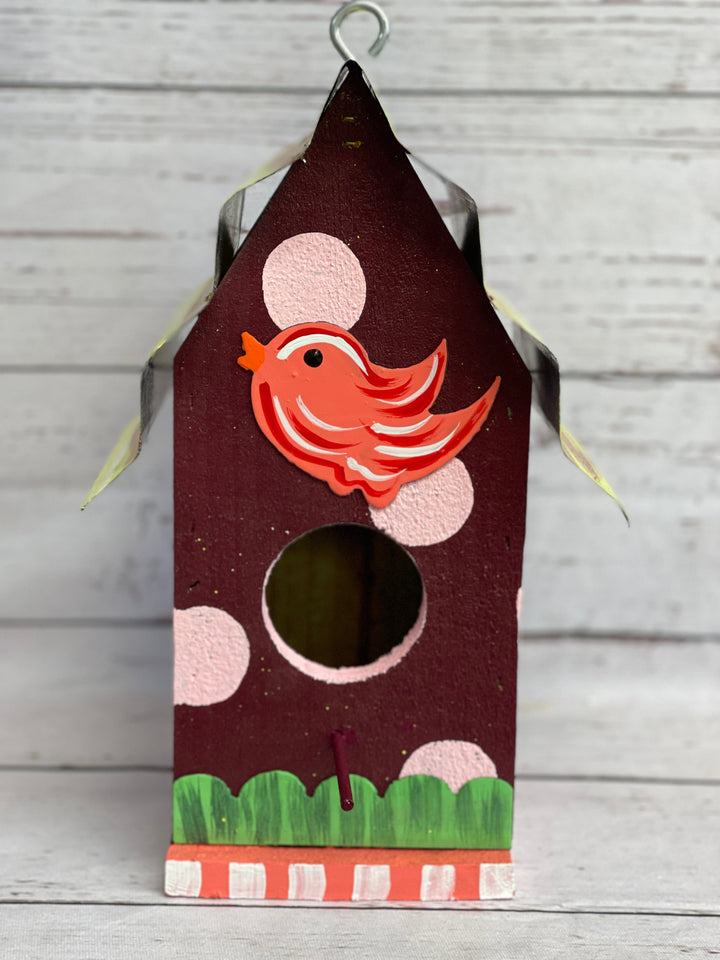 3D Magenta Bird House