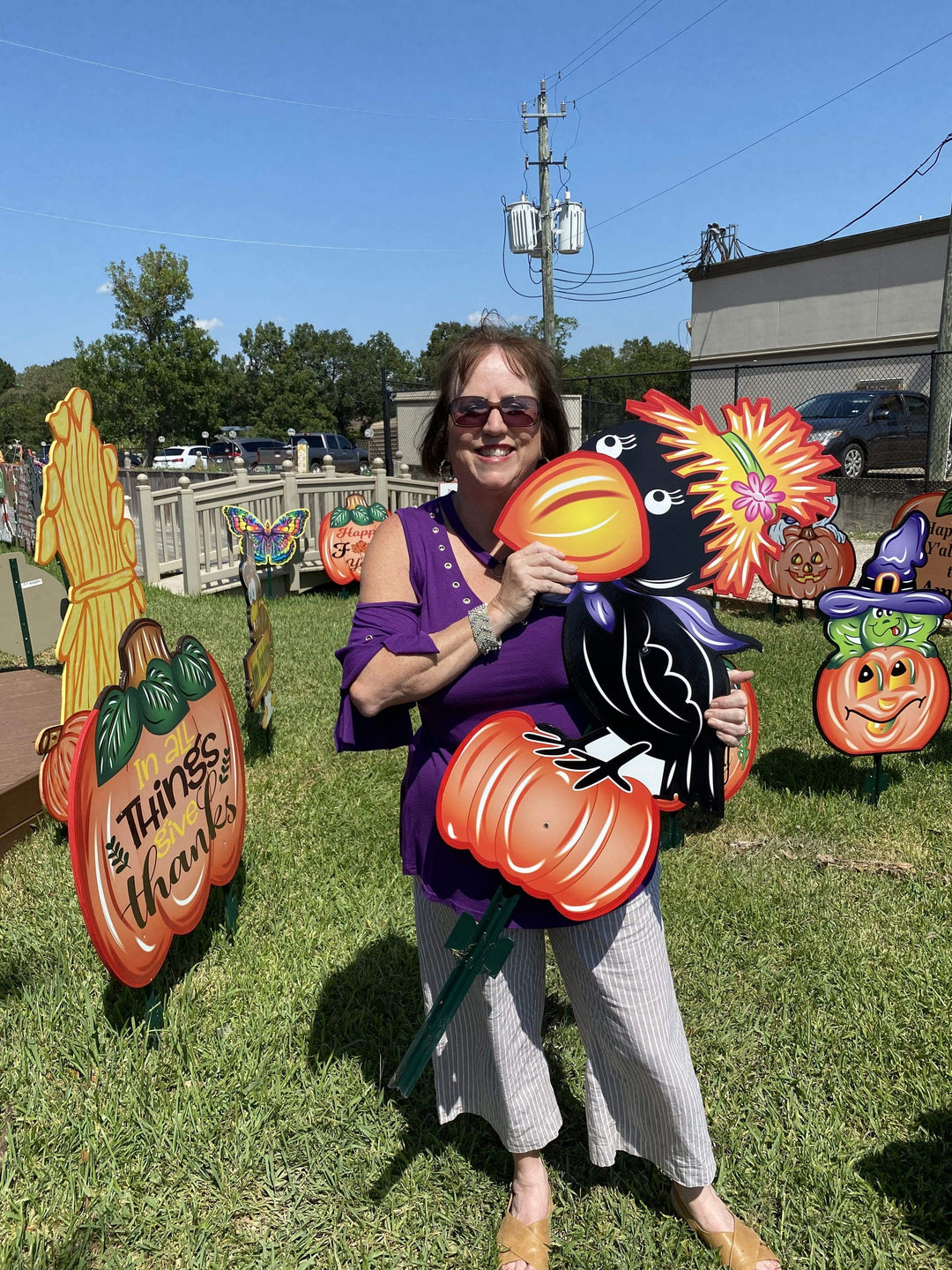 Wooden Fall Signs