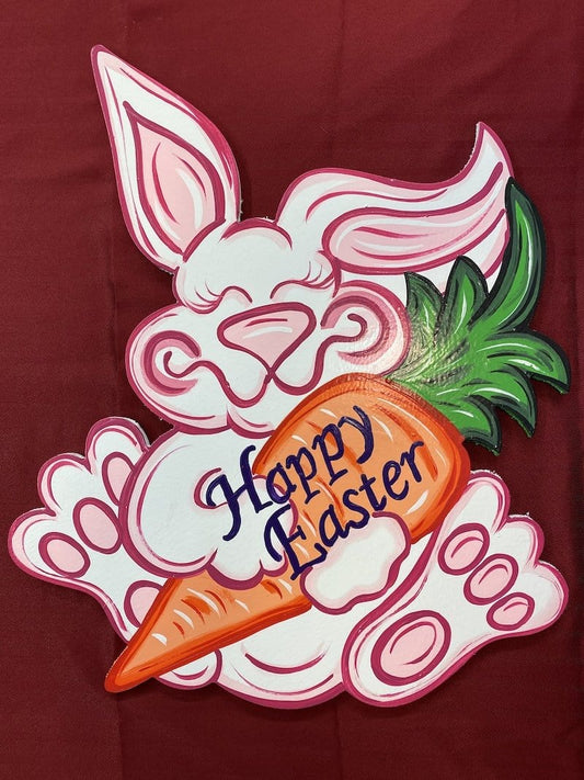 Sitting Hoppy Easter Bunny Blank DIY