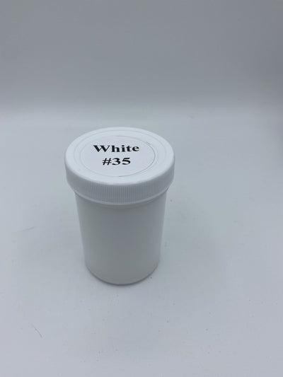 white exterior yard art paint