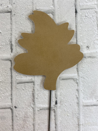 Fall Leaf yard art blank template