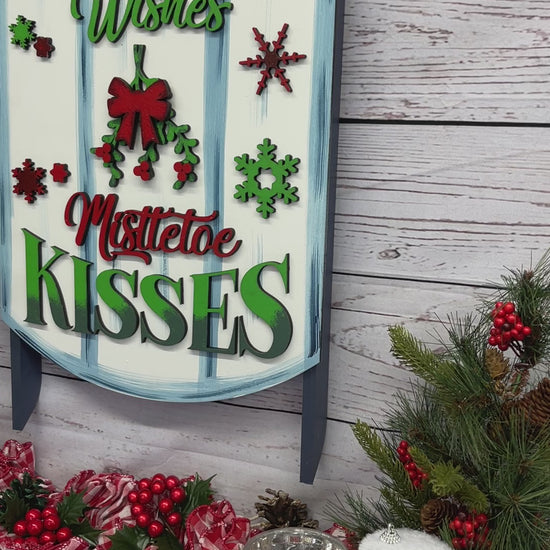 Christmas Sled Indoor Decor