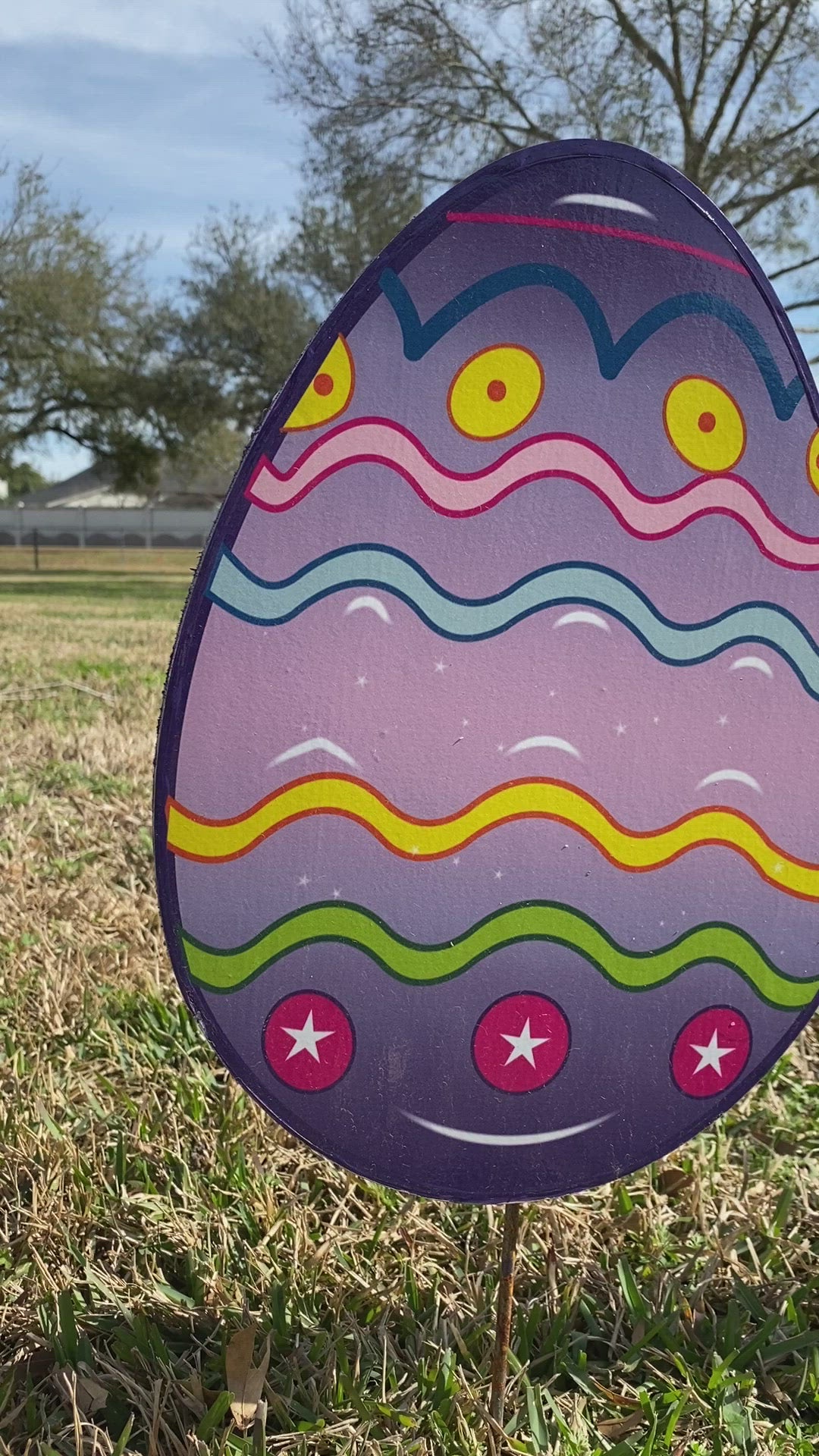 Easter yard art