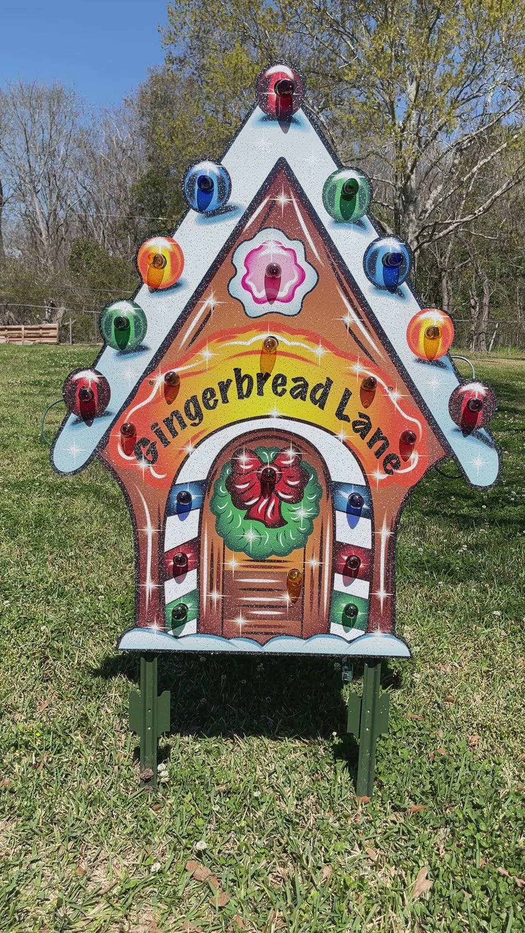 Gingerbread Christmas Outdoor Decoration