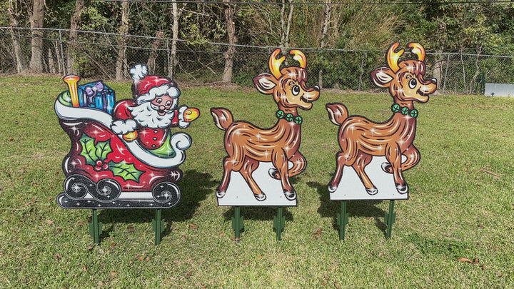 Santa Yard Decoration