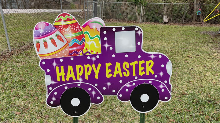 Happy Easter Yard Art Decoration