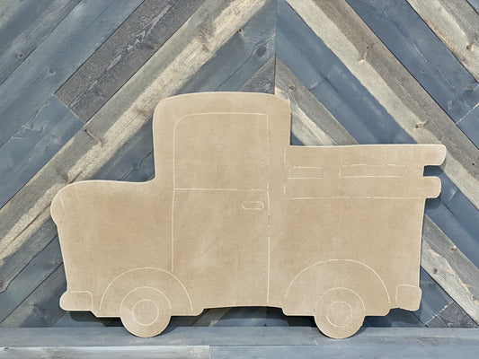Plain Blank Truck ready to be painted