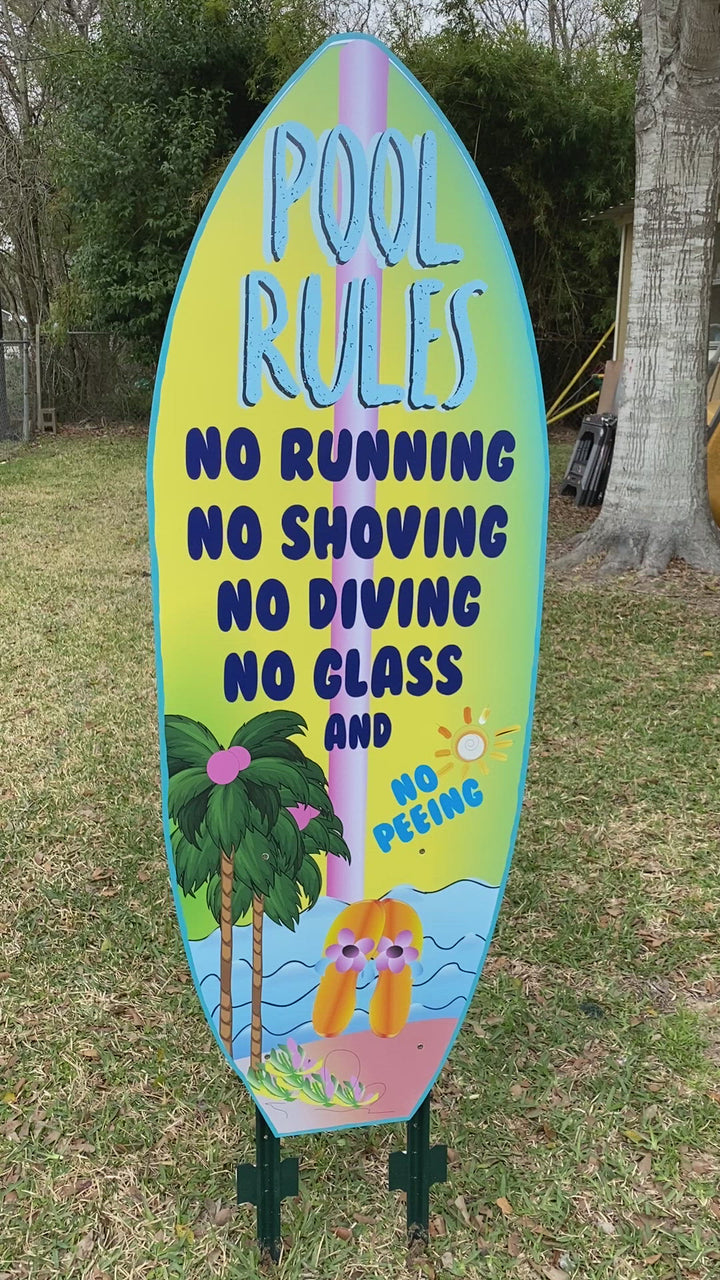 Swimming Pool Sign