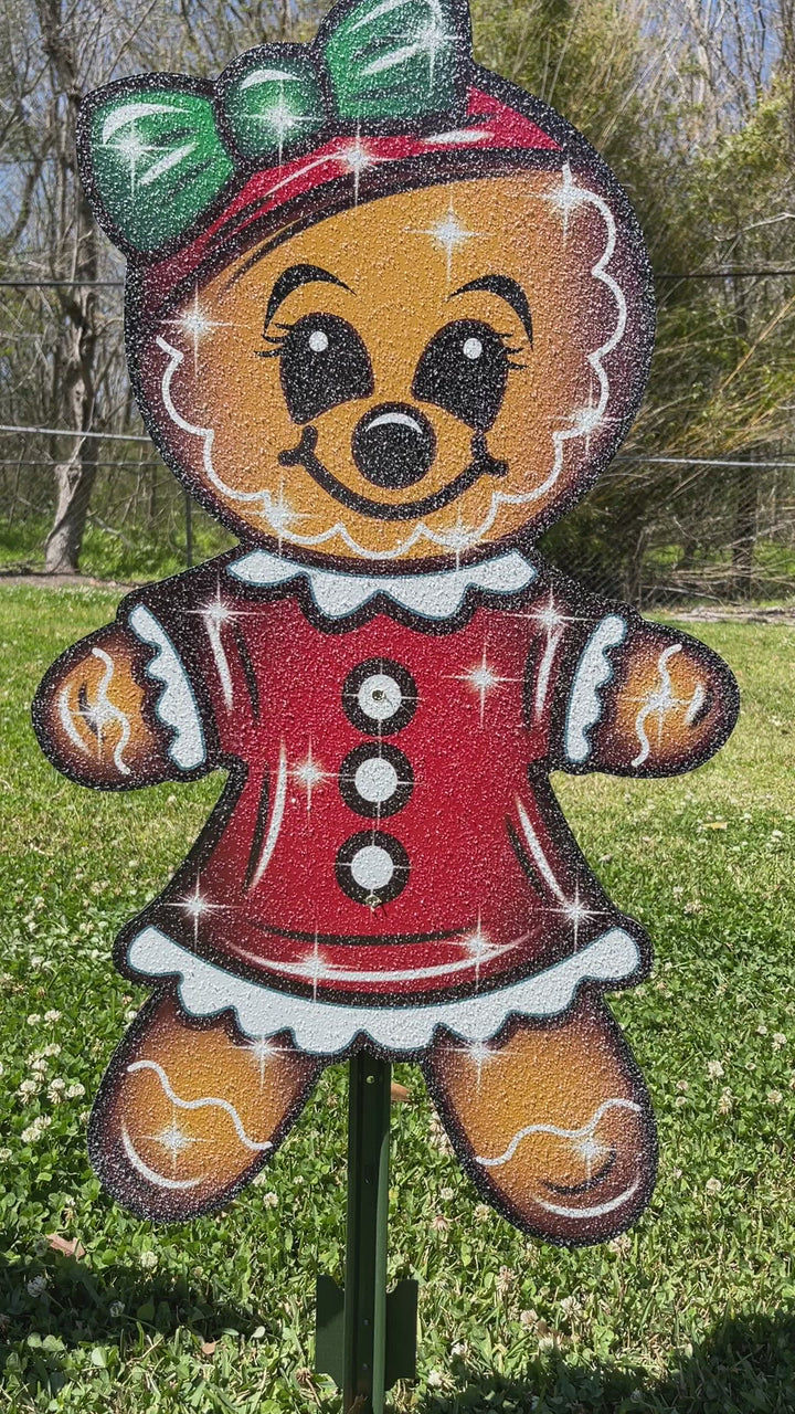 Christmas Gingerbread Ma Outdoor Decor