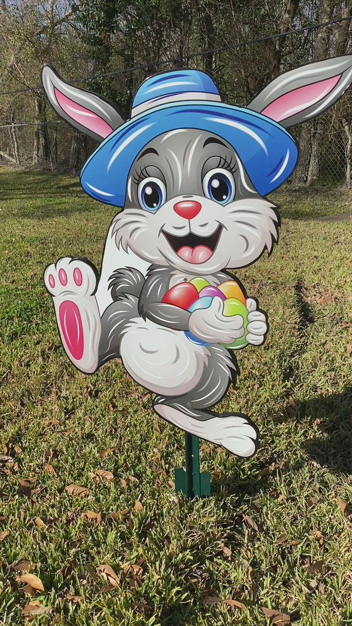 Easter yard art