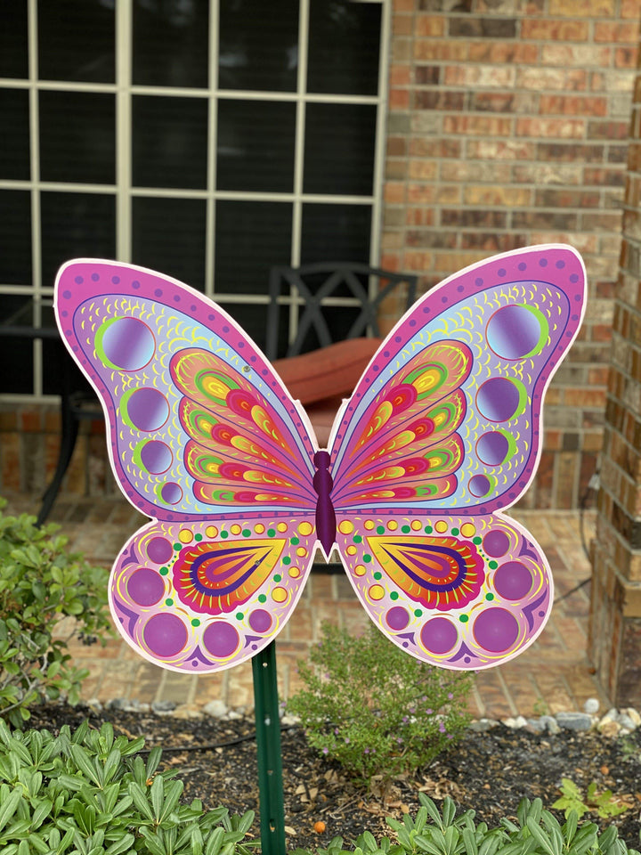 butterfly yard art