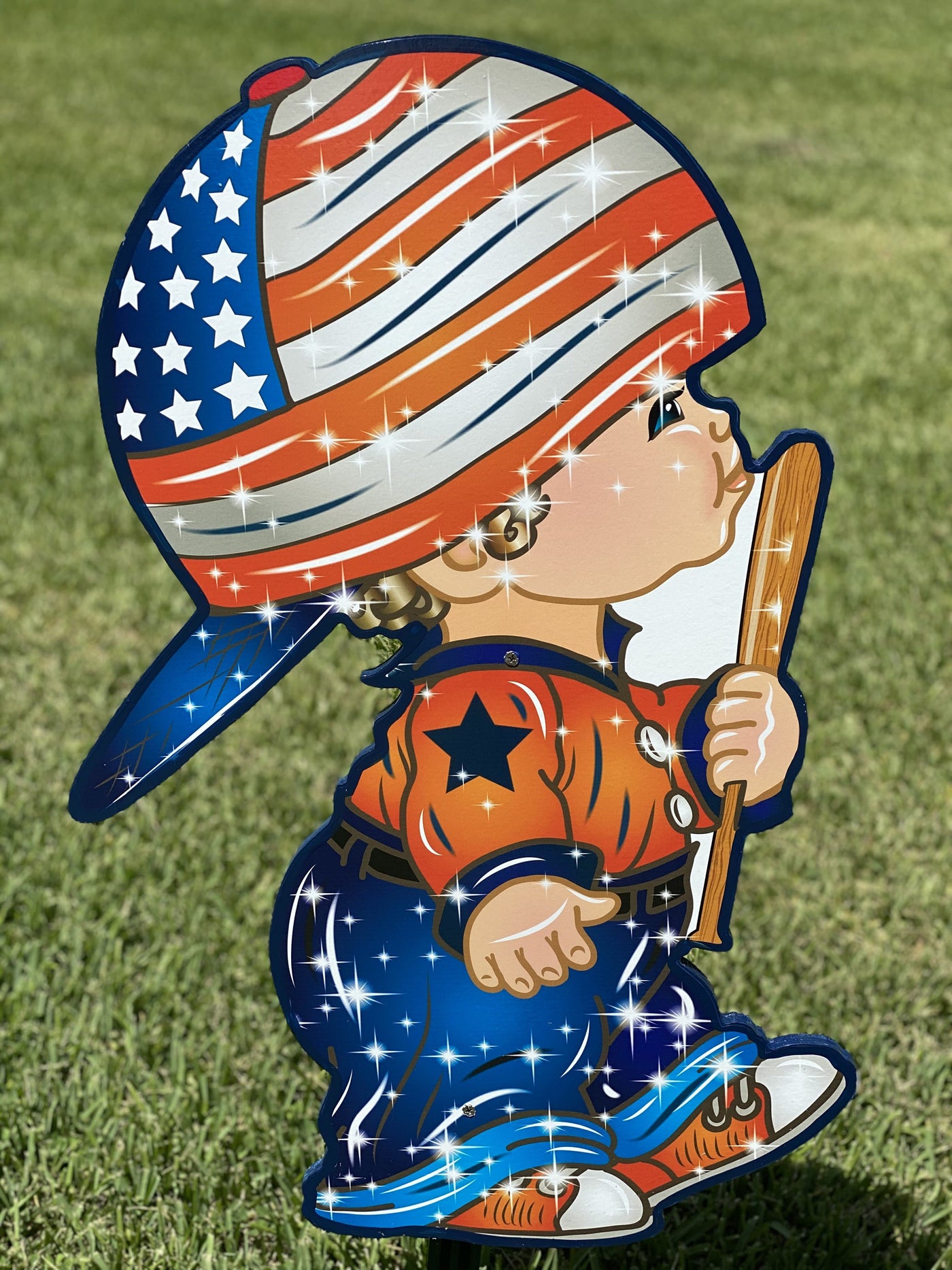 cute kids yard art