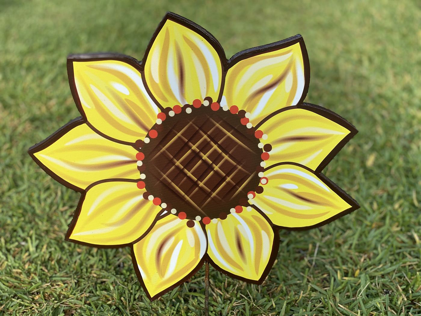 sunflower yard art