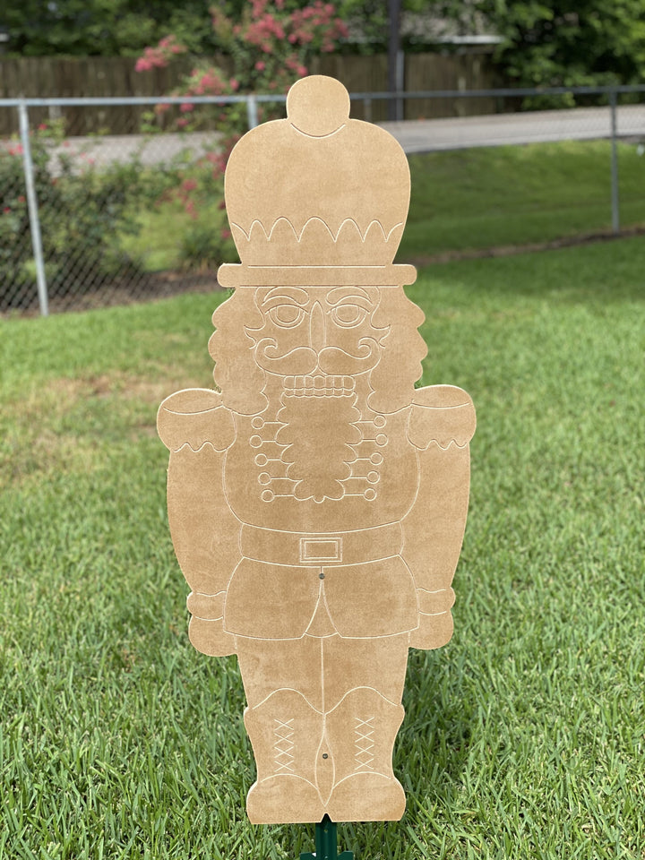 Christmas Nutcracker blank yard art template