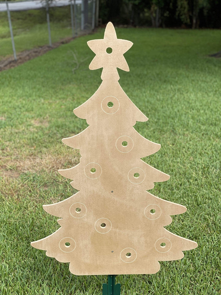 light up Christmas Tree blank yard art template