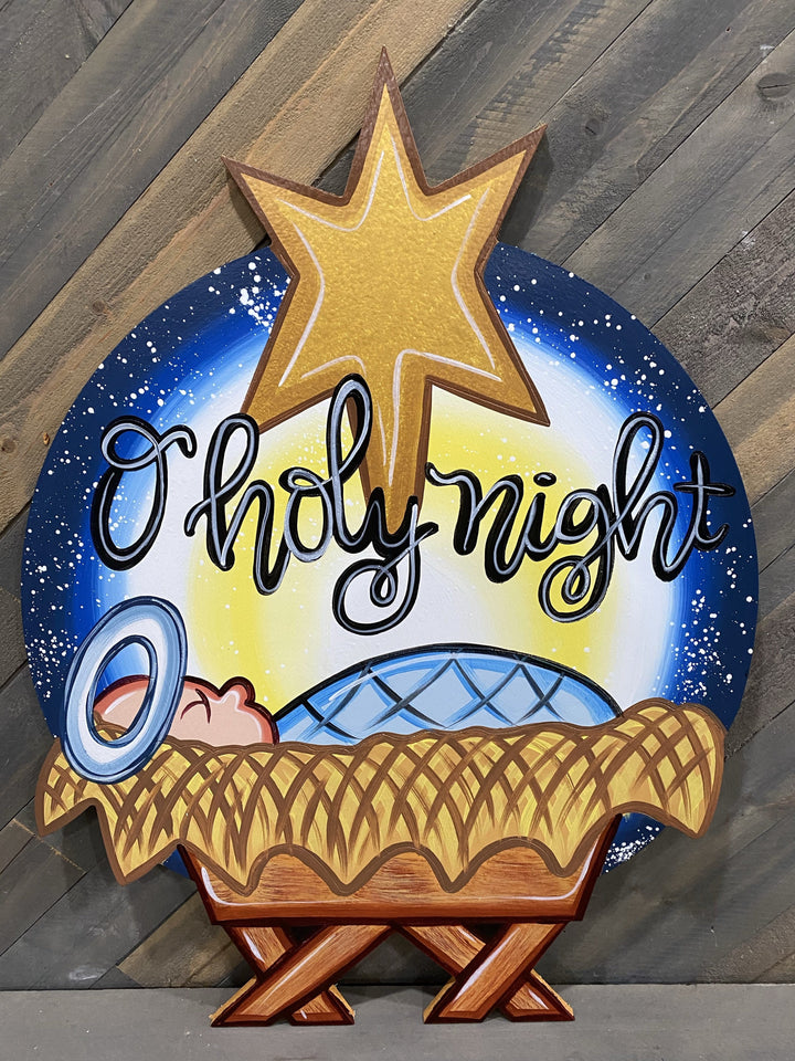 O Holy Night Manger DIY Blank