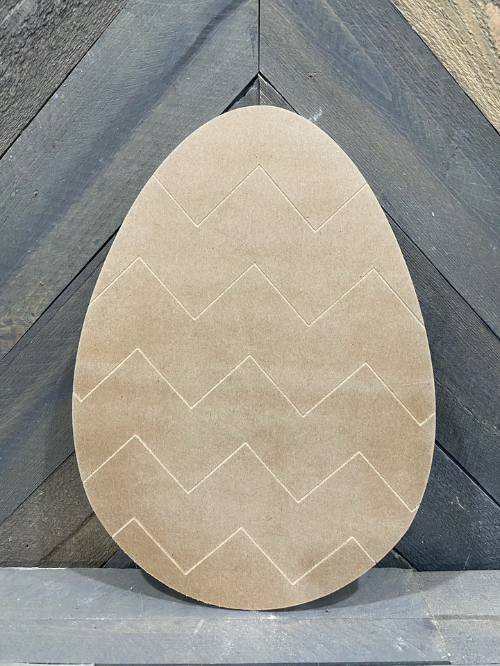 Easter Egg chevron DIY Blank