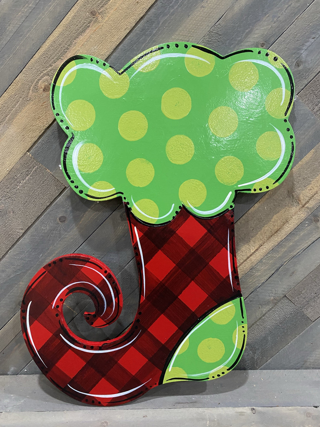 Whimsical Stocking DIY Christmas Blank
