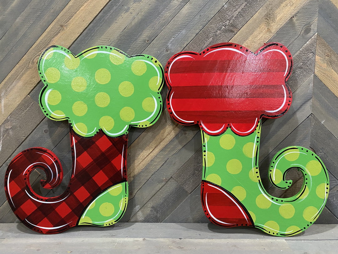 Whimsical Stocking DIY Christmas Blank