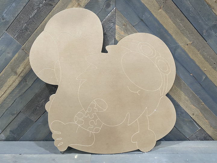 Gnome on Flamingo Float DIY Blank