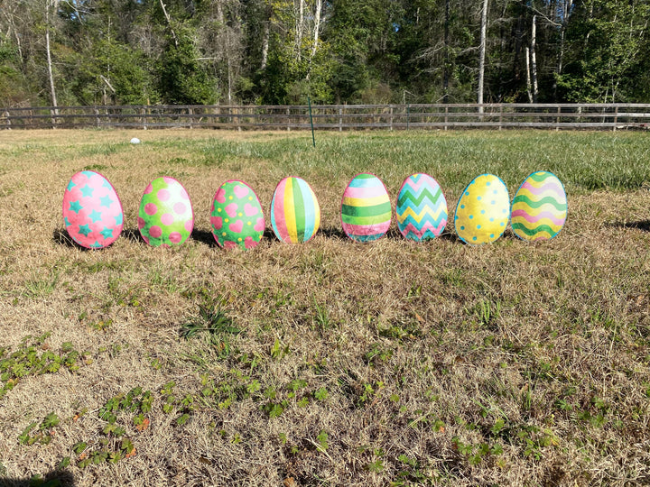 Assorted Easter Eggs Outdoor Decoration