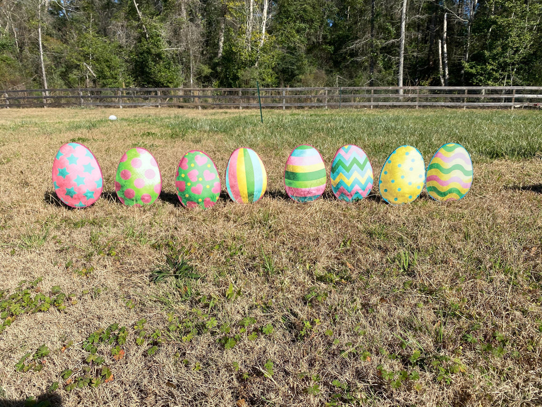 Assorted Easter Eggs Outdoor Decoration