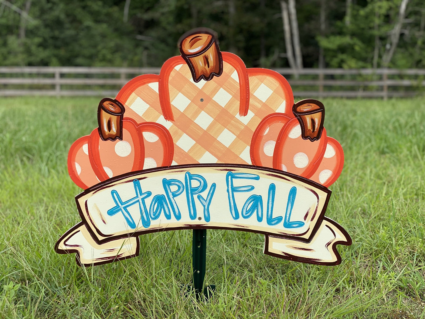 Happy Fall Outdoor Decor