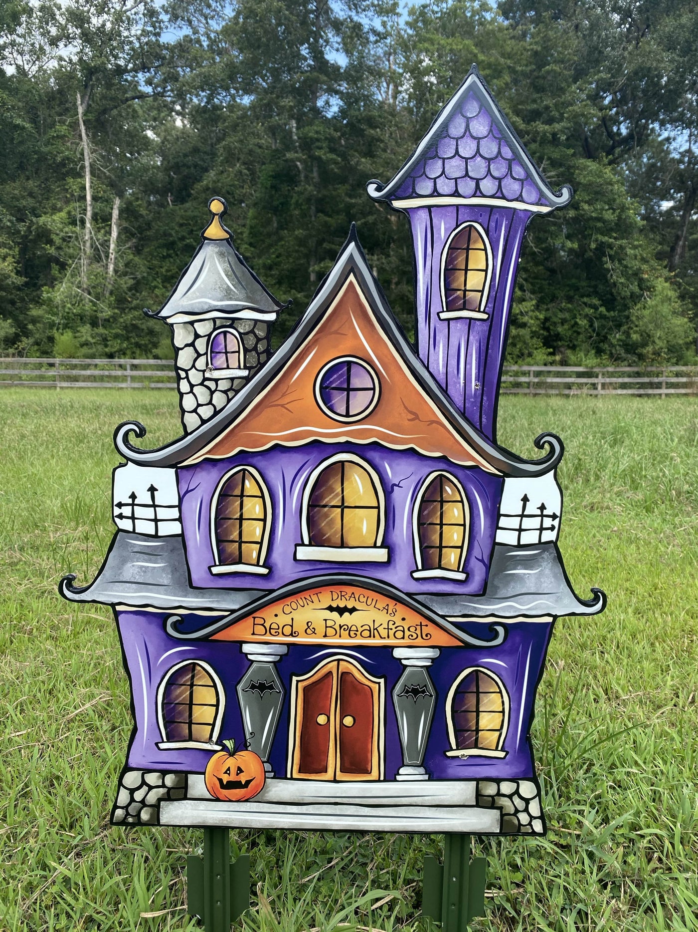Counts B&B Halloween Yard Art