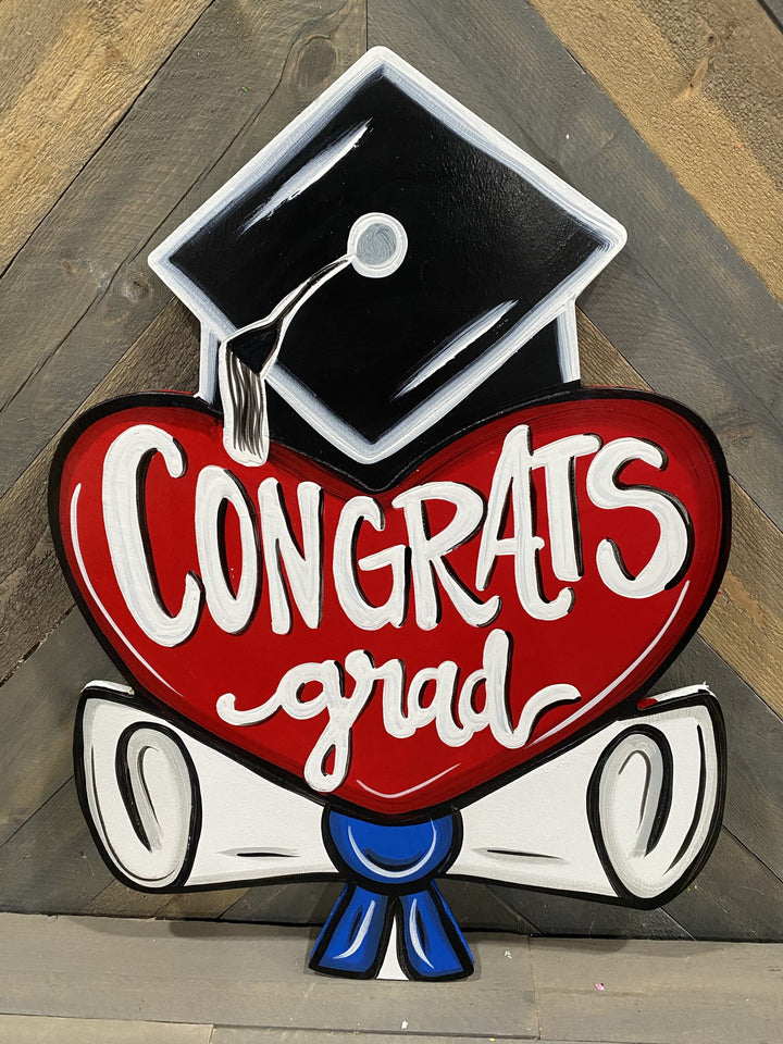 Congrats Grad Diploma Blank DIY