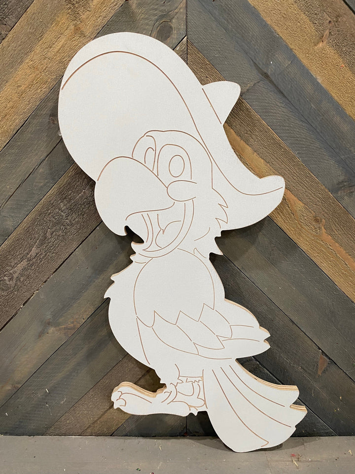 Festive Feathered Bird DIY Blank