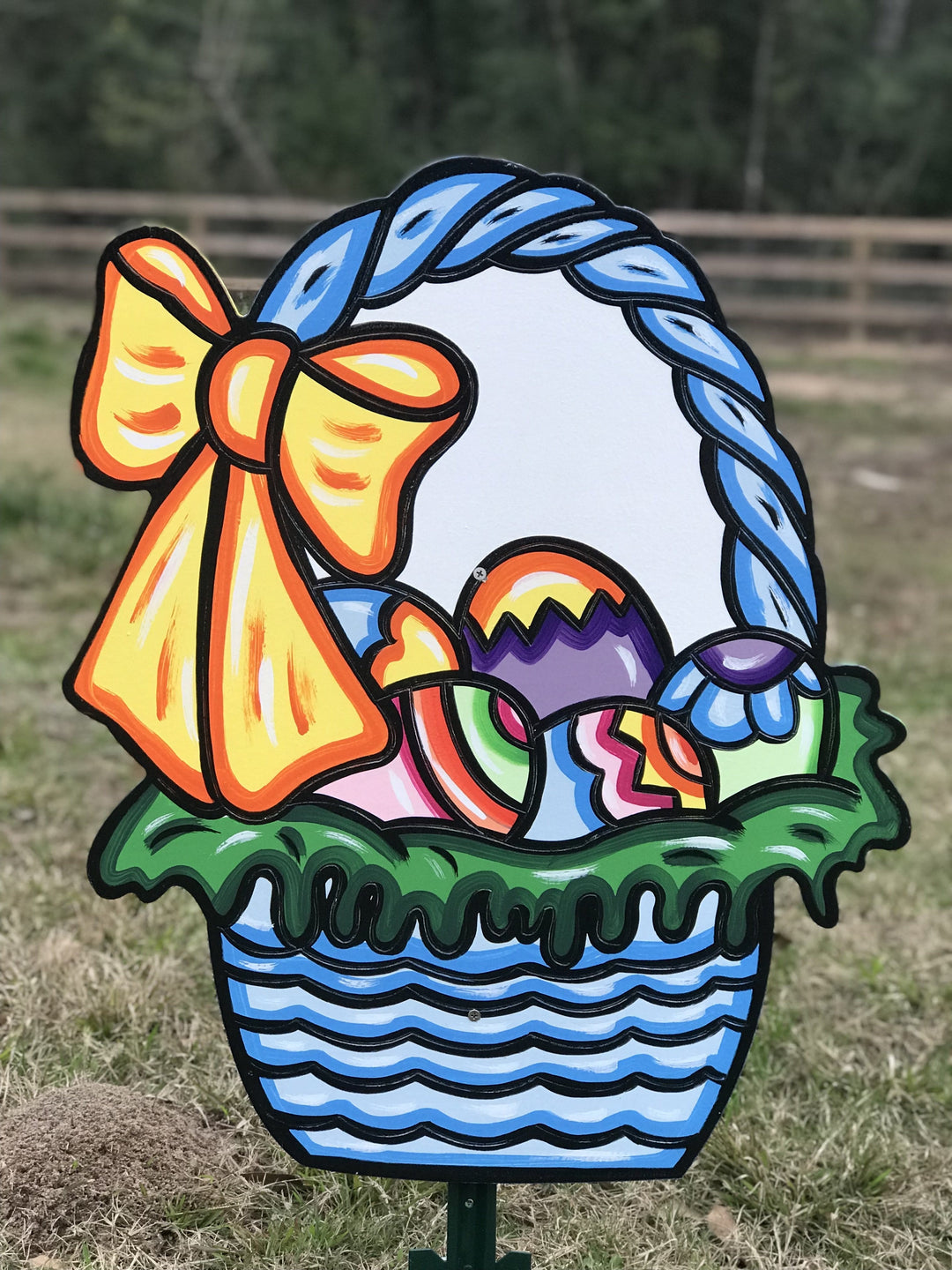 Easter yard art