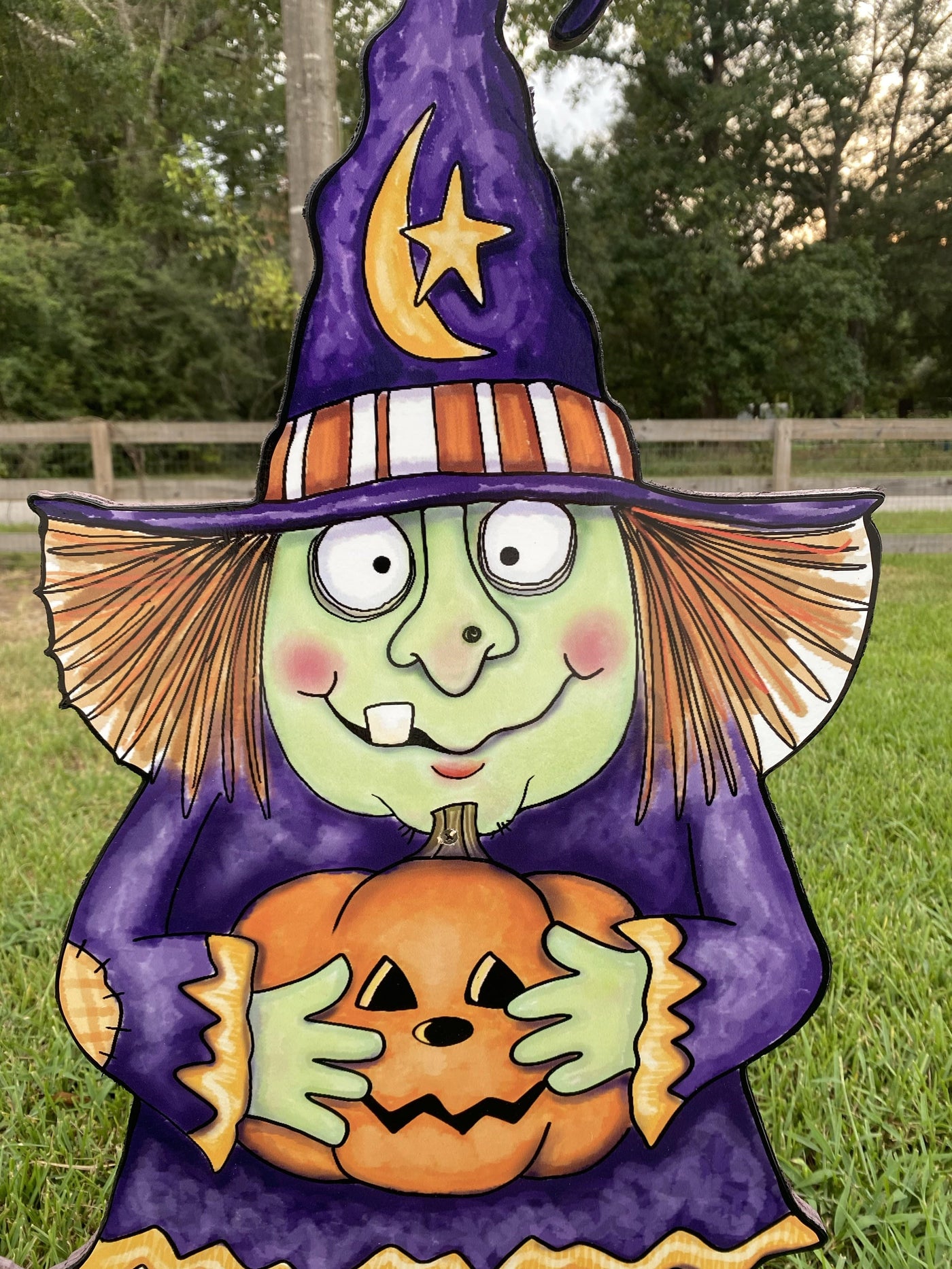 Wanda Witch Halloween Yard Art