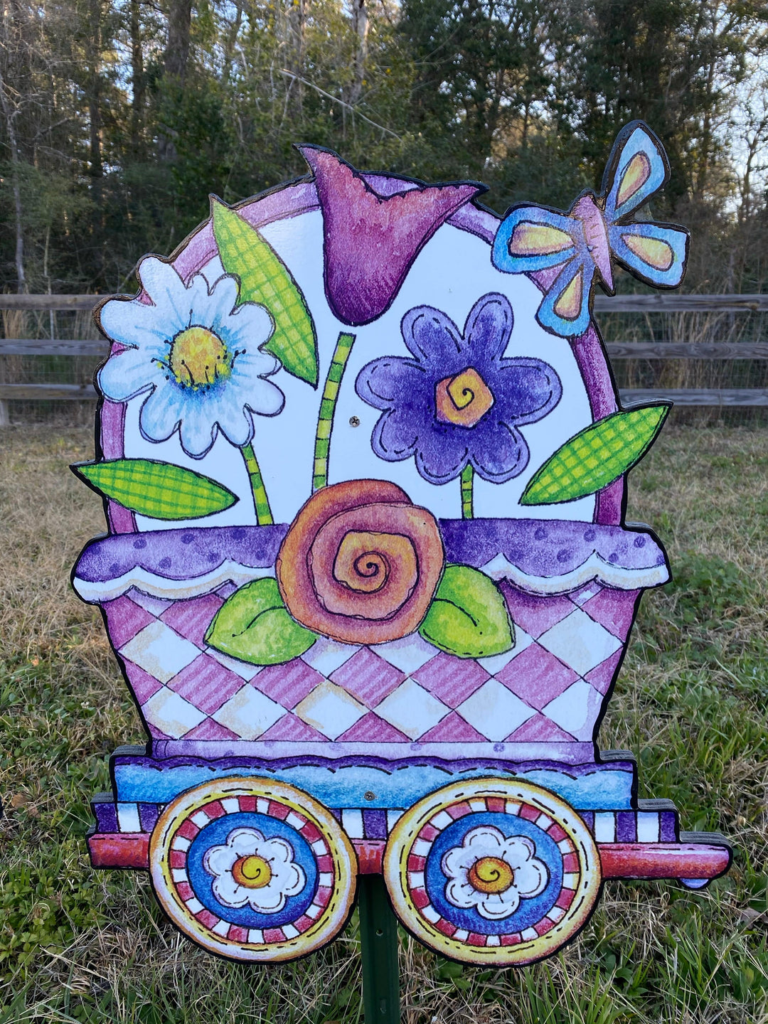 Happy Easter 3 Piece Train Outdoor Decoration