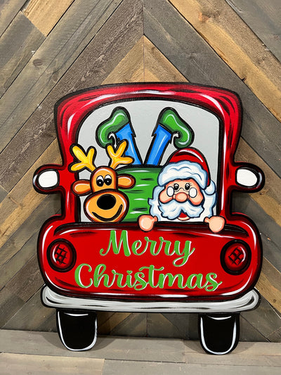 Christmas Backend Truck DIY Blank